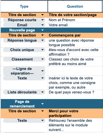 capture d'écran de l'assistant Tally